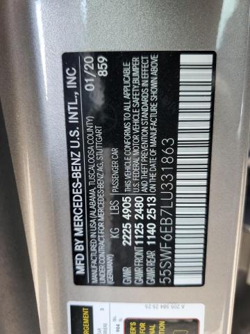 2020 MERCEDES-BENZ C 43 AMG 55SWF6EB7LU331863