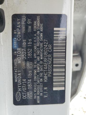 2015 HYUNDAI ACCENT GLS - KMHCT4AE8FU802427