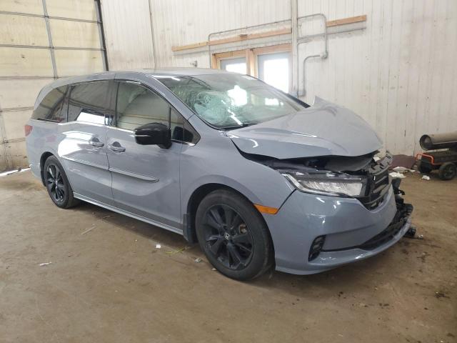 Vin: 5fnrl6h72pb025691, lot: 61647155, honda odyssey sp sport-l 20234