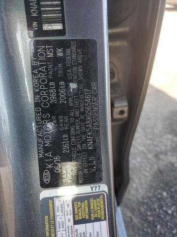 2016 KIA FORTE LX - KNAFK5A8XG5654617