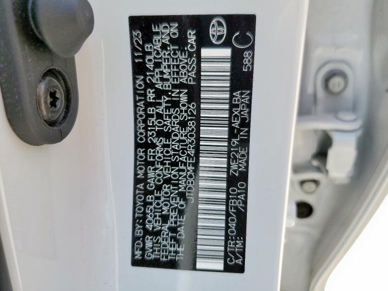 2024 TOYOTA COROLLA LE - JTDBCMFE4R3038126