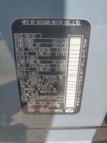 2023 INFINITI QX55 SENSO 3PCAJ5LR4PF101689