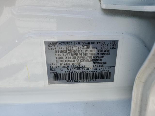 2022 NISSAN SENTRA SR - 3N1AB8DV7NY212767