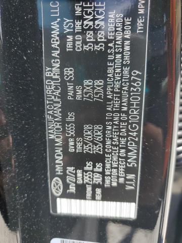2024 HYUNDAI SANTA FE S - 5NMP24G10RH013679