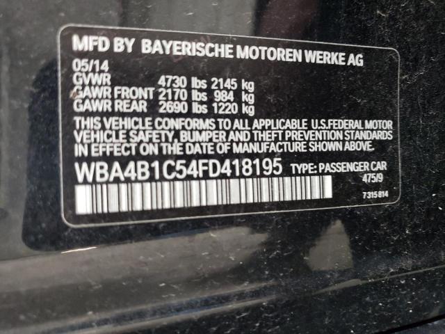 2015 BMW 435 I GRAN - WBA4B1C54FD418195