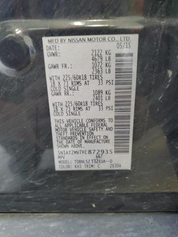 2015 NISSAN ROGUE S 5N1AT2MV7FC872935