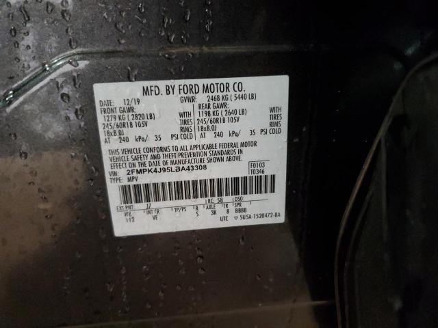 2020 FORD EDGE SEL 2FMPK4J95LBA43308