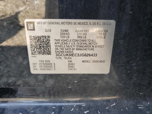 2018 CHEVROLET SILVERADO - 3GCUKREC3JG626433
