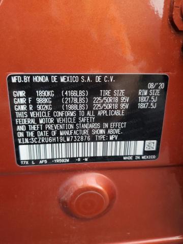 2020 HONDA HR-V SPORT 3CZRU6H19LM732876