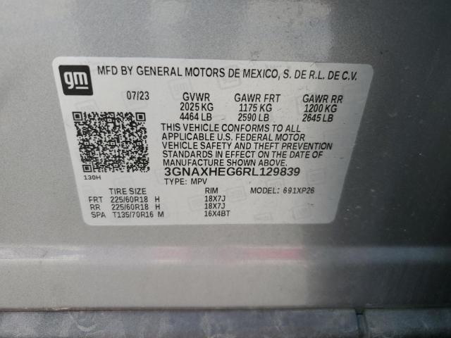 2024 CHEVROLET EQUINOX LS 3GNAXHEG6RL129839