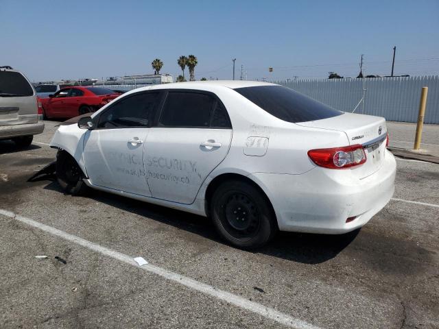 TOYOTA COROLLA BA 2012 white sedan 4d gas 5YFBU4EE2CP051941 photo #3