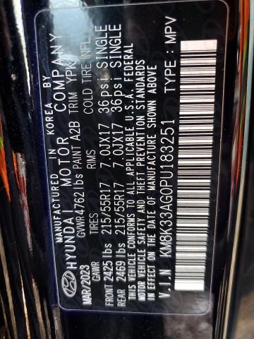 2023 HYUNDAI KONA SEL - KM8K33AG0PU183251