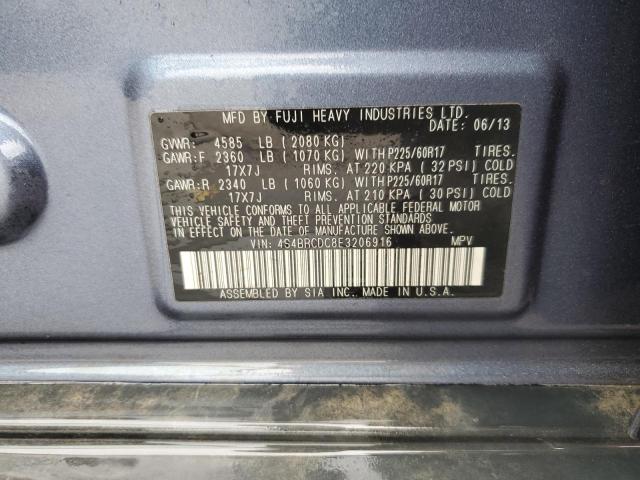 2014 SUBARU OUTBACK 2. - 4S4BRCDC8E3206916