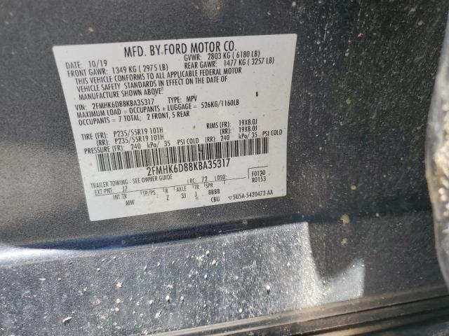2019 FORD FLEX LIMIT 2FMHK6D88KBA35317