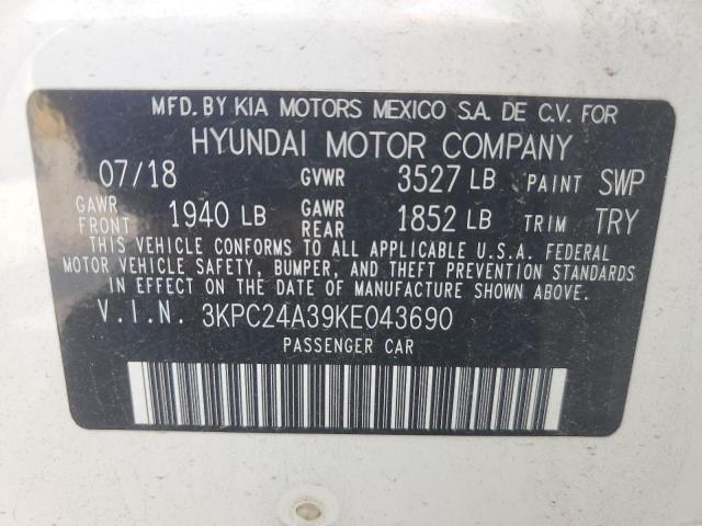 2019 HYUNDAI ACCENT SE - 3KPC24A39KE043690
