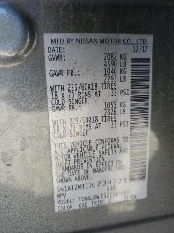 2018 NISSAN ROGUE S - 5N1AT2MT1JC734721