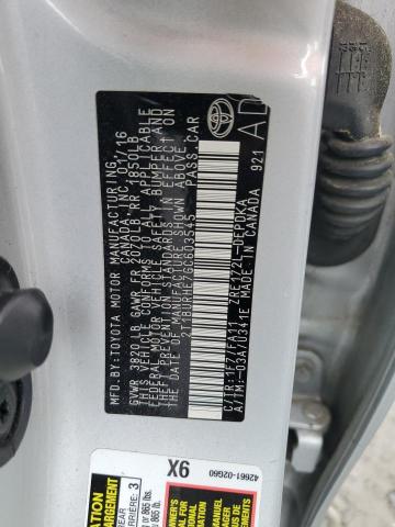 2016 TOYOTA COROLLA L 2T1BURHE7GC603545