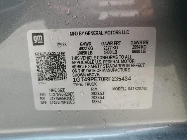 2024 GMC SIERRA K25 - 1GT49PE70RF235434