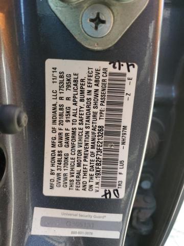 2015 HONDA CIVIC SE 19XFB2F73FE213268