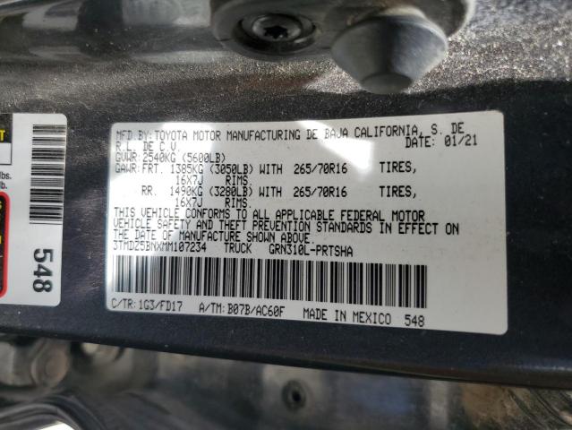 2021 TOYOTA TACOMA DOU 3TMDZ5BNXMM107234