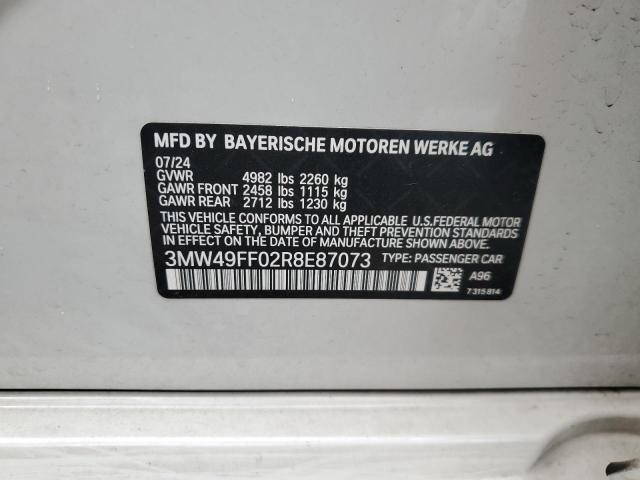 2024 BMW M340XI 3MW49FF02R8E87073