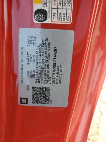 2020 CHEVROLET CAMARO LS 1G1FB1RX0L0144297