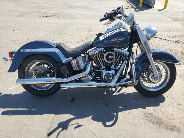 HARLEY-DAVIDSON FLSTC 2008 blue  gas 1HD1BW5198Y024585 photo #1