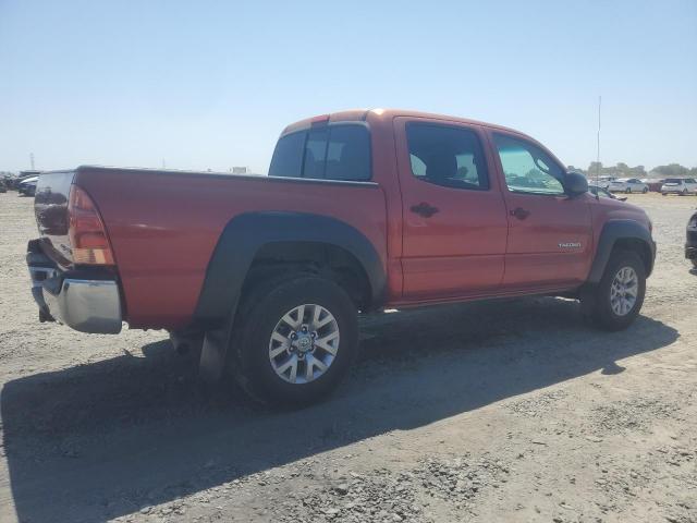 TOYOTA TACOMA DOU 2007 red crew pic gas 5TELU42N47Z350419 photo #4