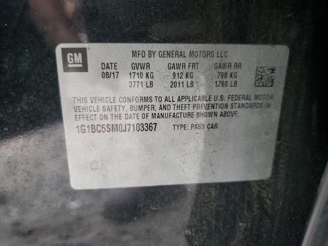 2018 CHEVROLET CRUZE LS - 1G1BC5SM0J7103367