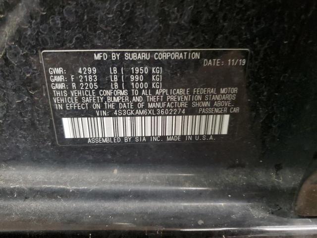 2020 SUBARU IMPREZA SP 4S3GKAM6XL3602274