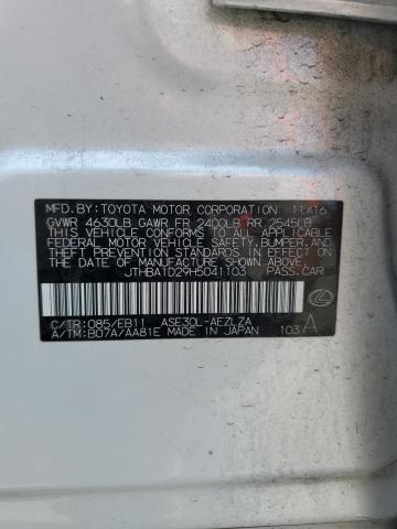 2017 LEXUS IS 200T JTHBA1D29H5041103