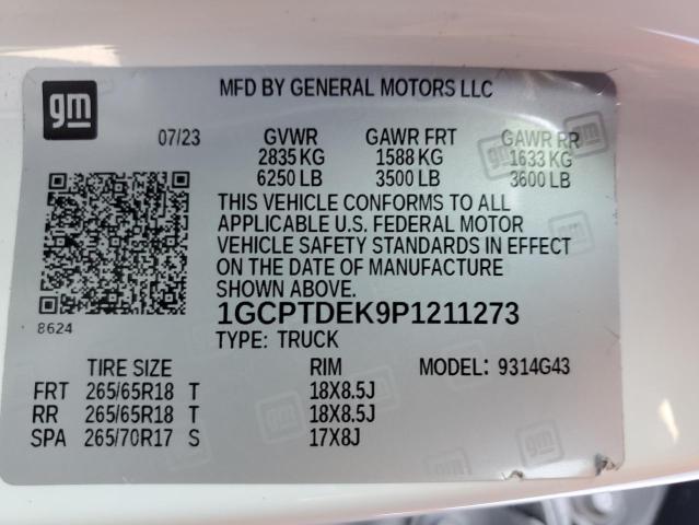 2023 CHEVROLET COLORADO Z - 1GCPTDEK9P1211273
