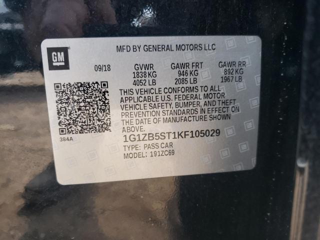 2019 CHEVROLET MALIBU LS - 1G1ZB5ST1KF105029