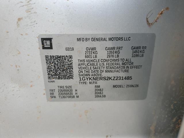 1gykners2kz231485 - 2019 Cadillac xt5 premium luxury - #61370045