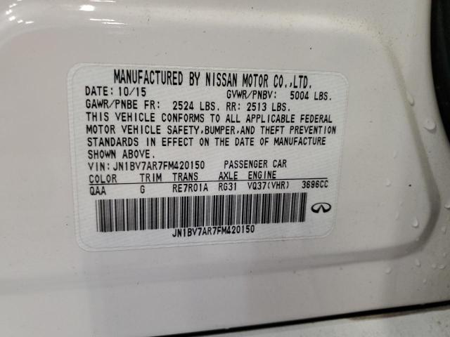 2015 INFINITI Q50 BASE JN1BV7AR7FM420150