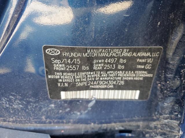 2016 HYUNDAI SONATA SE - 5NPE24AF9GH304726