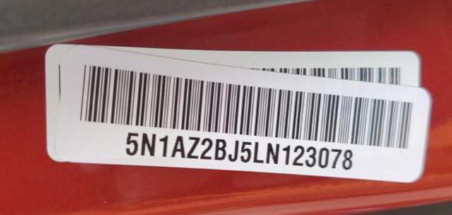 2020 NISSAN MURANO SV - 5N1AZ2BJ5LN123078