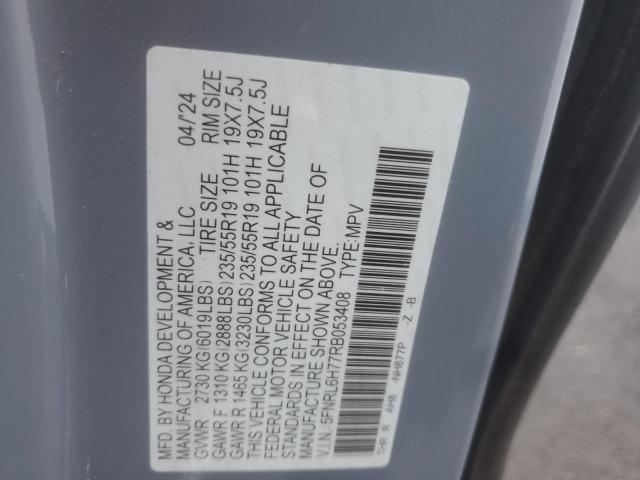 2024 HONDA ODYSSEY SP 5FNRL6H77RB053408