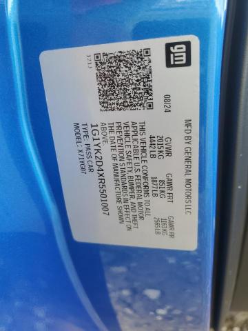 2024 CHEVROLET CORVETTE E 1G1YK2D4XR5501007