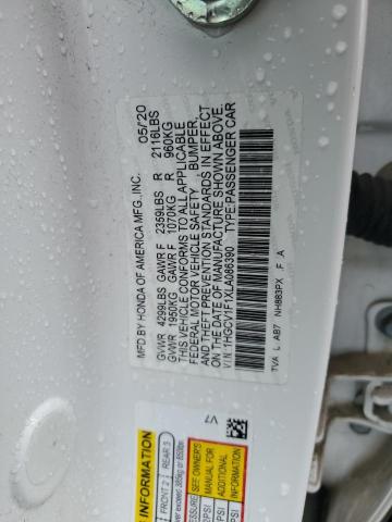 2020 HONDA ACCORD LX 1HGCV1F1XLA086390