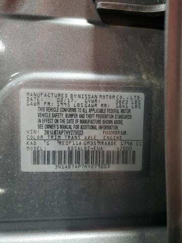 2017 NISSAN SENTRA S - 3N1AB7AP7HY279003