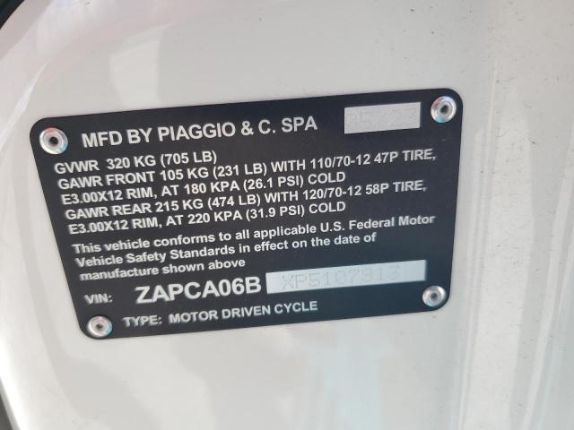 2023 VESPA PRIMAVERA/ ZAPCA06BXP5107913