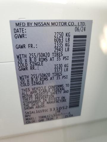 2025 INFINITI QX60 SENSO - 5N1AL1GS9SC331052