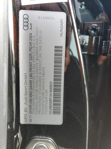 2017 AUDI RS3 WUABWGFF1H1900507
