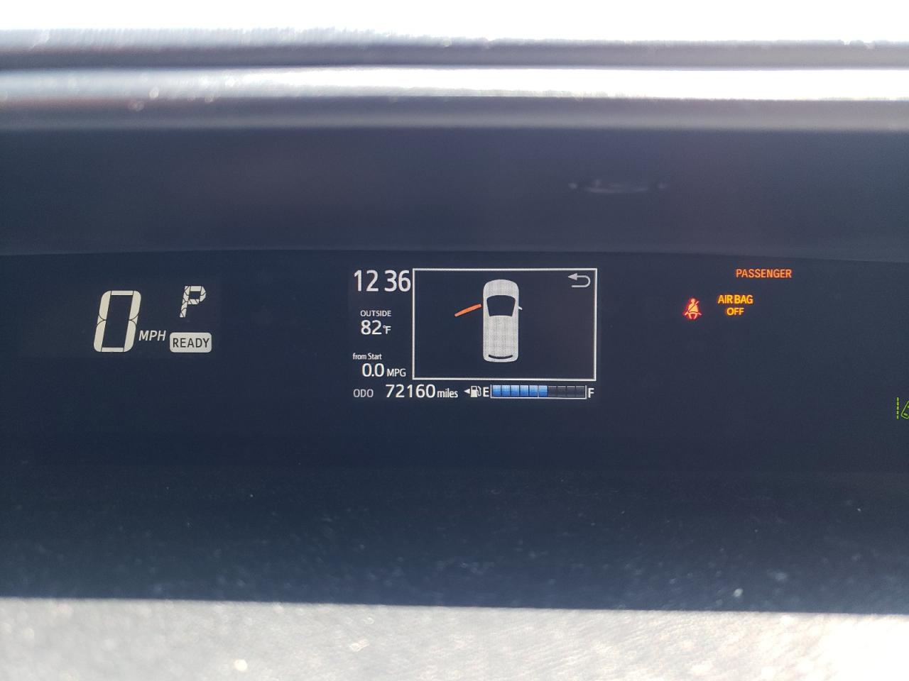 JTDKDTB31K1622769 TOYOTA PRIUS 2019