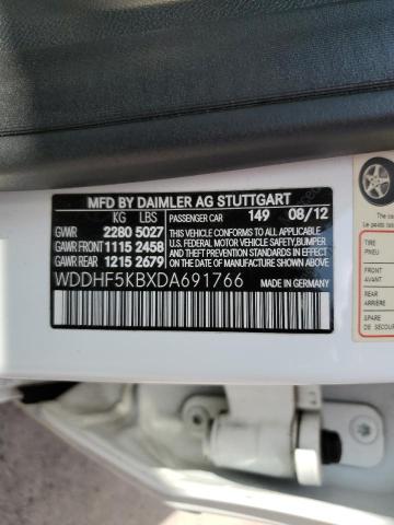 WDDHF5KBXDA691766 2013 MERCEDES-BENZ E-CLASS - Image 12