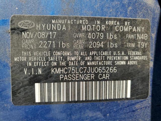 2018 HYUNDAI IONIQ SEL - KMHC75LC7JU065266