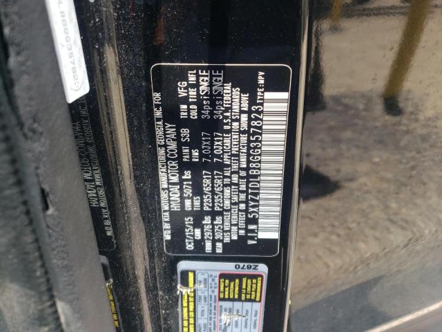 5XYZTDLB8GG357823 Hyundai SANTA FE SPORT