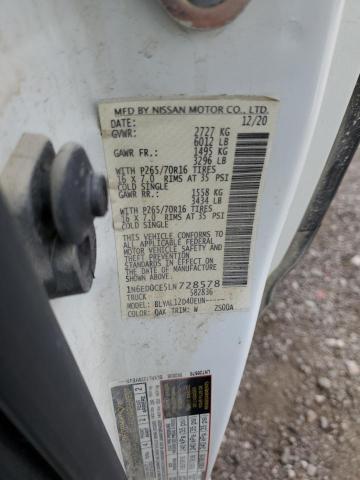 1N6ED0CE5LN728578 Nissan FRONTIER S
