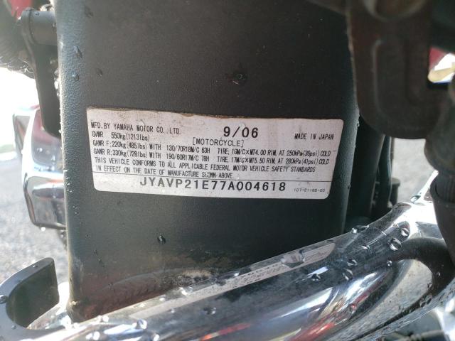 2007 YAMAHA XV1900 A JYAVP21E77A004618